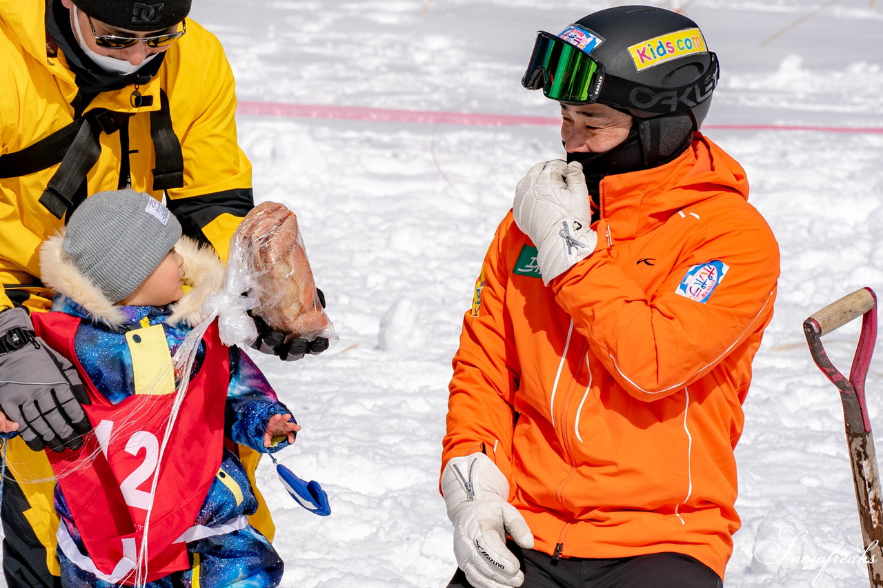 井山敬介さん＆清水宏保さんと一緒に雪遊び♪新しいカタチの子育てネットワークコミュニティ『Kids com』イベント、親子で楽しい［スノースポーツフェスティバル］in サッポロテイネ